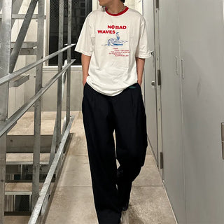 (Unisex) Graphic Ringer Neck T-Shirt