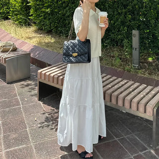 Short-sleeved knit shirt