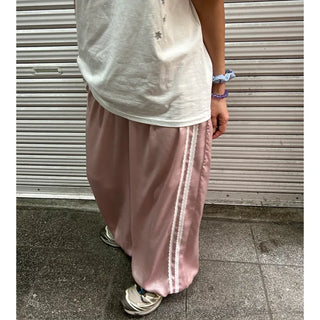 Satin Track Pants