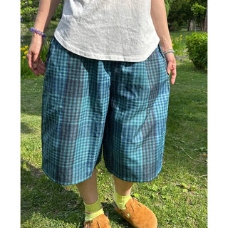 Checked Bermuda Pants