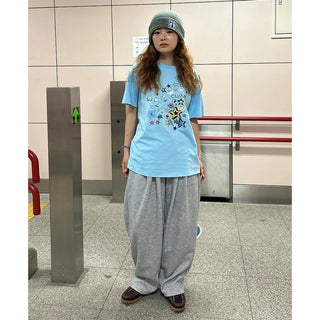Wide sweatpants