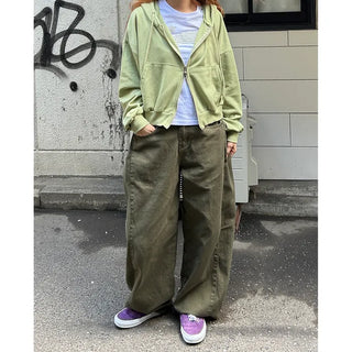 Loose-fit cotton pants