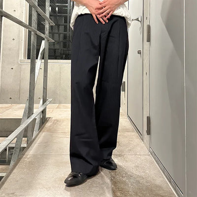(Unisex) Striped Classic Slacks