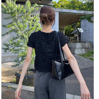 Slide pocket shoulder bag