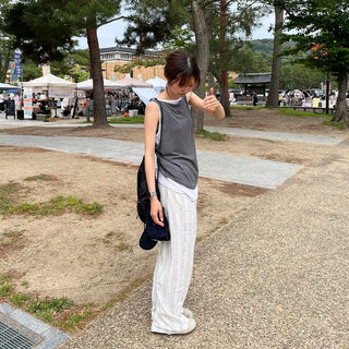 Striped Easy Pants