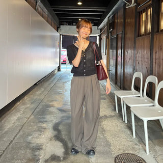 Belted trousers