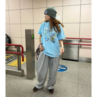Wide sweatpants
