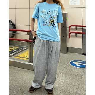 Wide sweatpants