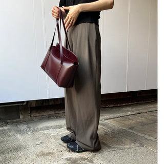 Belted trousers