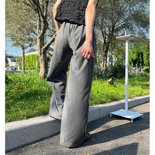 Striped slacks