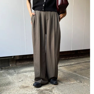 Belted trousers