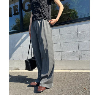 Striped slacks