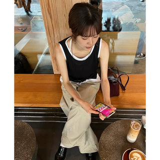 Layered Round Tank Top
