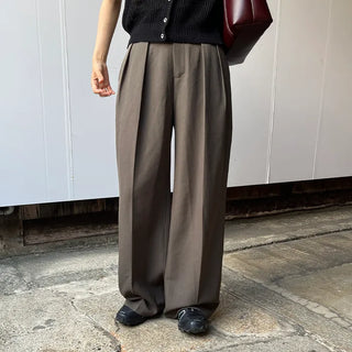 Belted trousers