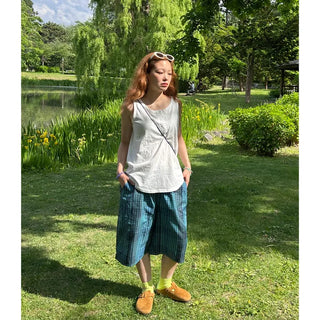 Checked Bermuda Pants