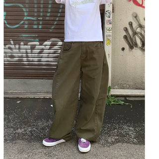 Loose-fit cotton pants