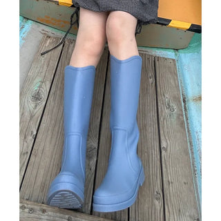 Colored long rain boots