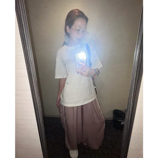 Satin Track Pants