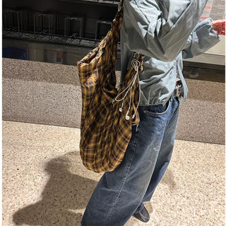 Checkered Cross Bag