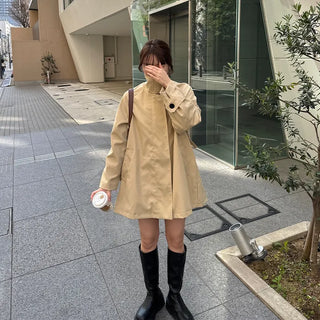 Wide trench coat