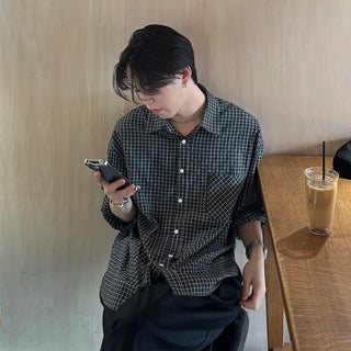 Casual light check shirt