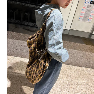 Checkered Cross Bag
