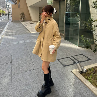 Wide trench coat