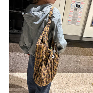 Checkered Cross Bag