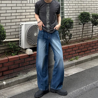 Ice denim pants