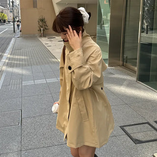 Wide trench coat