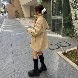 Wide trench coat