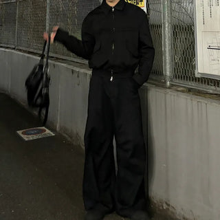 Save Cropped Zipper Jacket