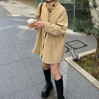 Wide trench coat