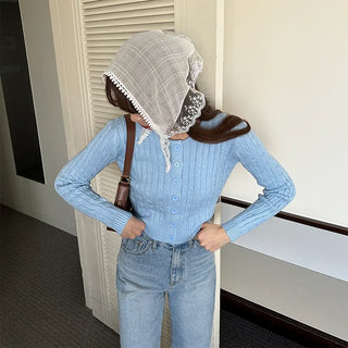 Cable knit cardigan