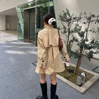 Wide trench coat