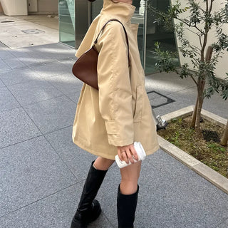 Wide trench coat