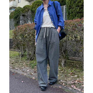 Loose-fit summer cotton shirt