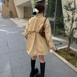Wide trench coat