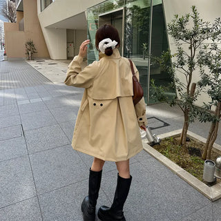 Wide trench coat