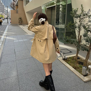 Wide trench coat