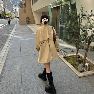 Wide trench coat