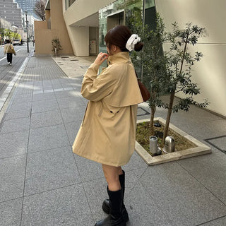 Wide trench coat