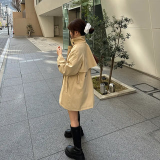 Wide trench coat