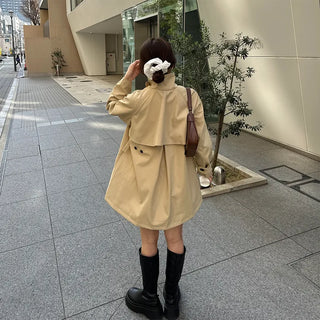 Wide trench coat