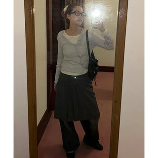 Asymmetrical sheer cardigan