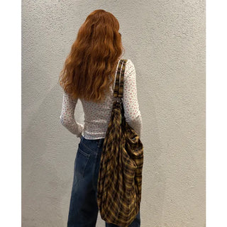 Checkered Cross Bag