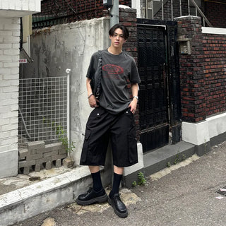 Nylon string Bermuda shorts