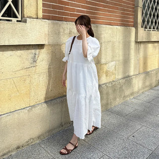 Puff Long Dress