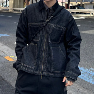 Walk Double Zip Denim Jacket