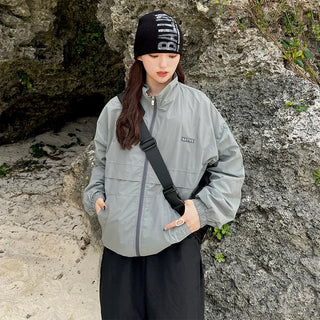 (Unisex) Zip-up Anorak Jumper